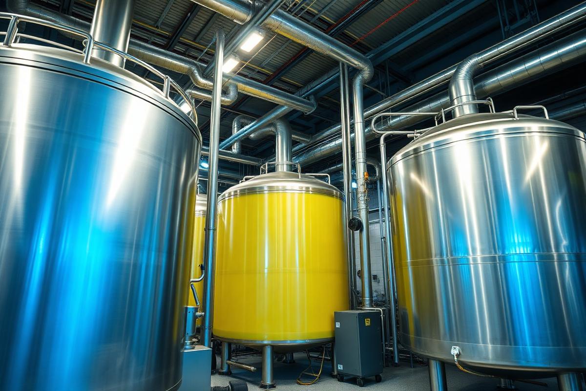 Stainless steel refining tanks for banaspati ghee and cooking oil